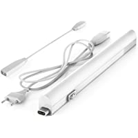 Los mejores  - B.K.Licht - Regleta LED bajo armarios y cabinetes- de luz blanca neutra- iluminación bajo mueble con interruptor de luz…